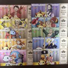 ワンピース 麦わらストア　13周年　チケット風カード　コンプリート