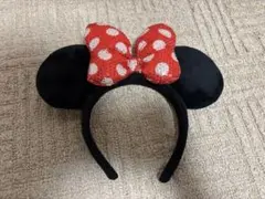 ミニーちゃん　カチューシャ　スパンコール