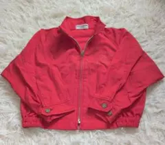 MIKI HOUSE 赤 軽い薄てのアウター上着　T100-854