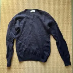 UNITED ARROWS ダークブルー クルーネックセーター S