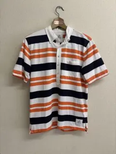 BLACK FLEECE ストライプ ポロシャツ Mのサムネイル