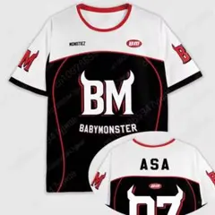 【新品】BABYMONSTER ベビモン Tシャツ Lサイズ アサのサムネイル