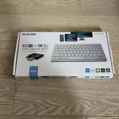 ELECOM Bluetooth 薄型キーボード ホワイト