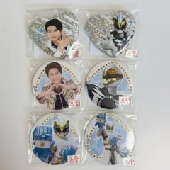 ブンブンジャー TOS くじ ハート 缶バッジ ブンブルー 葉山侑樹 鳴田射 