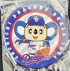 中日ドラゴンズ　ドアラ缶バッジ　2026年バージョン　ドアラ①