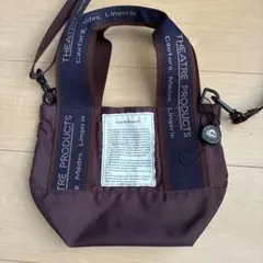 【美品】シアタープロダクツ　ショルダーバッグ　茶色