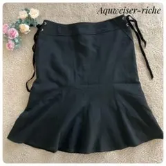 Aquweiser-riche 《アプワイザーリッシェ》ブラック フレアスカート