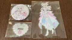 キュアズキューン 映画特典ビッグカメラ限定 アクリルスタンド 缶バッジ