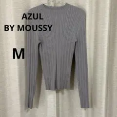AZUL BY MOUSSY ランダムリブハイネックニットトップス