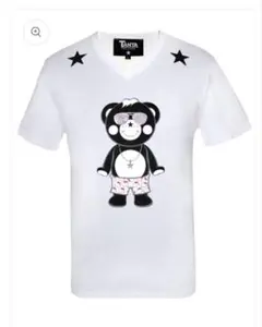 TANTA VネックTシャツ ハローキティコラボ Mサイズ完売品‪‪のサムネイル