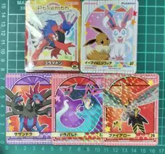 ポケモン　シール　丸美屋　コライドン　イーブイ　ニンフィア　ドラパルト