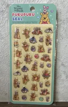 くまのプーさん PUKUPUKU SEAL ぷくぷくシール