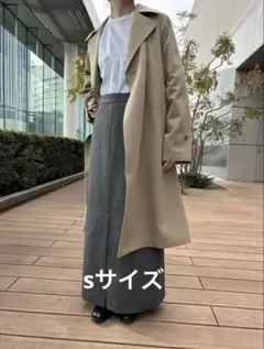無印良品　撥水加工　トレンチコート　s ベージュ