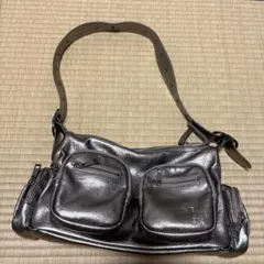【即購入可】JEANASIS シルバー 合成皮革 ショルダーバッグ