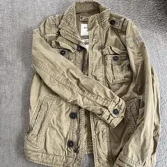 Abercrombie & Fitch ミリタリージャケット ベージュ　S 〜M