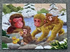 くもん ジグソーパズル STEP2 さる 20ピース 知育 幼児 大きなピース