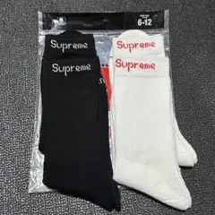 3足分　supreme シュプリーム　hanes 靴下　新品