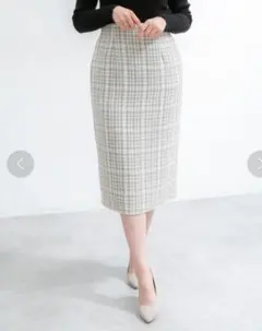 ツイードナロースカート S