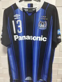 UMBRO ガンバ大阪 ユニフォーム 2014 阿部浩之 13 エキスポシャツ付のサムネイル