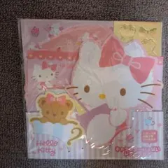 ハローキティ キャラクターいっぱいレターセット　2014年製【平成レトロ】