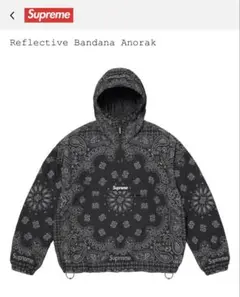 Supreme Reflective Bandana Anorak Black - メルカリ