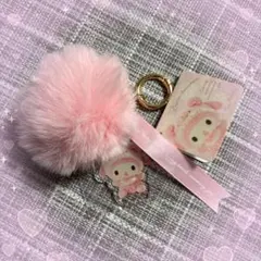 サンリオキャラクターズ マイメロディ ファーチャーム ラテクマベビー