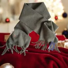 【新品未使用】ポロ ラルフローレン ウール マフラー イタリア製