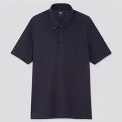 エアリズム ネイビー ポロシャツ M