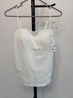 ユニクロ エアリズムコットンブラチューブトップ Mサイズ 白