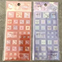 サンリオ　クロミ　キティ　タイルシール 2枚セット