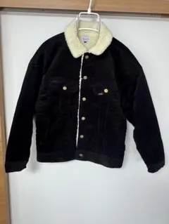 Lee コーデュロイ ボアジャケット ブラック