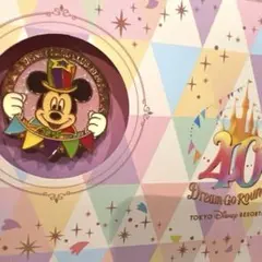 東京ディズニーリゾート 40周年 ピンバッジ ミッキー　JCB