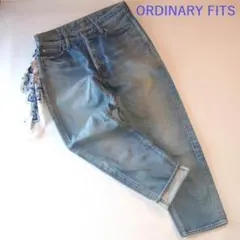 ORDINARY FITS　セルビッジ　ブリーチ　ジーンズ　股下65cm　W28のサムネイル