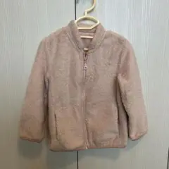 UNIQLO フリースジャケット ピンク 100cm