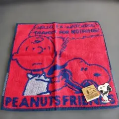 新品タグ付き　Vintage PEANUTS スヌーピー ハンドタオル　25cmのサムネイル