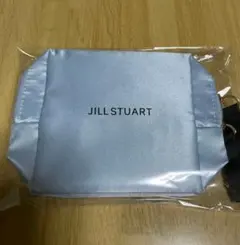 JILL STUART スクエアポーチ ライトブルー