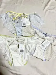 《④》リサマリ　ショーツ　セット　ノーマル　レース　3点セット　ステファニー