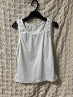 SHEIN リブタンクトップ ホワイト