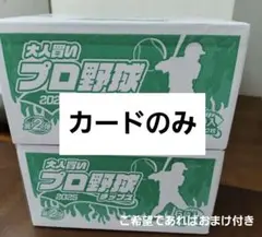 プロ野球チップス 2025 第2弾 カードのみ 24枚セット 未開封