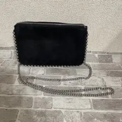 ザラ ZARA スタッズ付き ショルダーバッグ クラッチバッグ お財布にも