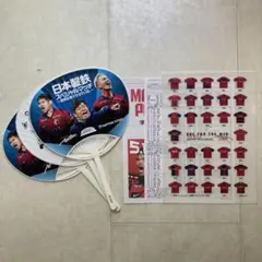 【新品非売品】鹿島アントラーズ　クリアファイル　メンバー表　冊子　うちわ3枚　袋