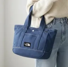 新品✨韓国限定　ノースフェイス トートバッグ デニム ショルダー　トートバック