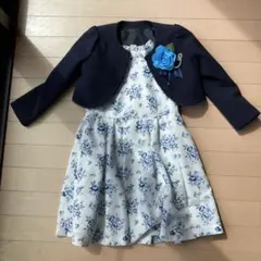 ネイビー ジャケット付きドレス 120サイズ