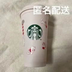 STARBUCKS スタバ リユーザブルカップ 2025 バレンタイン ねこ