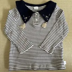 バースデイ cottoli トップス 長袖 ボーダー　90cm