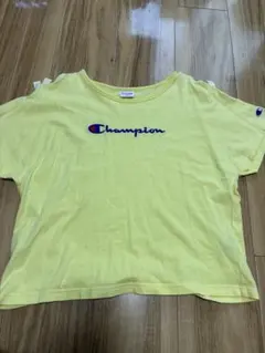 Lovetoxic Champion コラボ Tシャツ 黄色 L（160）