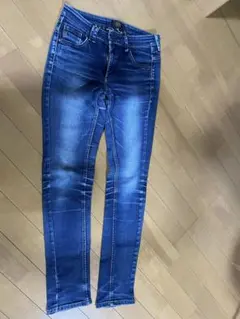 SOMETHING NEO JEAN スキニーデニム ブルー サイズ28×30