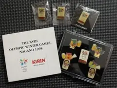 長野 オリンピック　ピンバッジ　キリンビール　KIRIN  8個　スノーレッツ