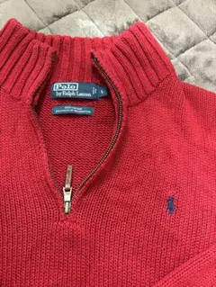 【最終値下げ】Polo by Ralph Lauren レッドニットセーター