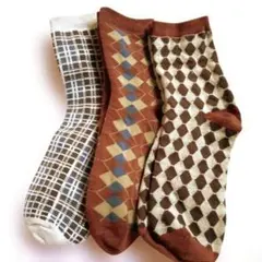 WA15 男女兼用 3足組 ソックス 春 ハッピーソックス 未使用品